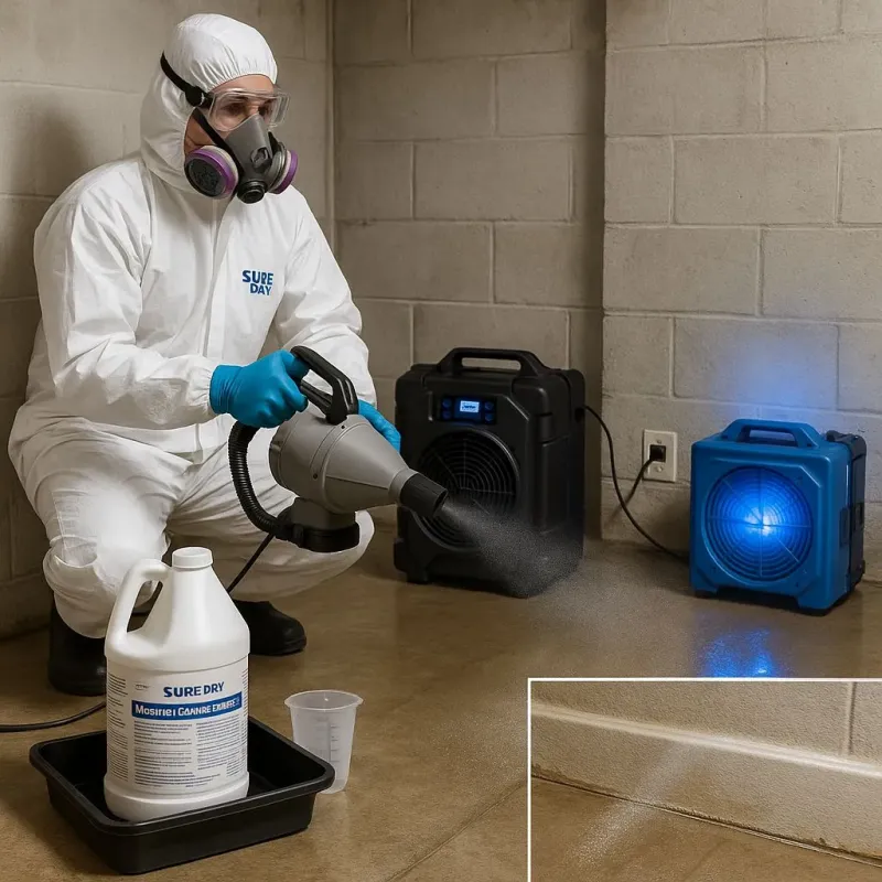 Sanitization and Odor Removal process in Connersville, IN