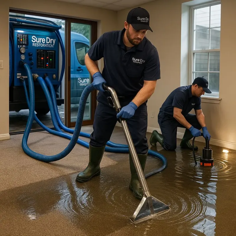 Water Extraction and Removal process in Connersville, IN